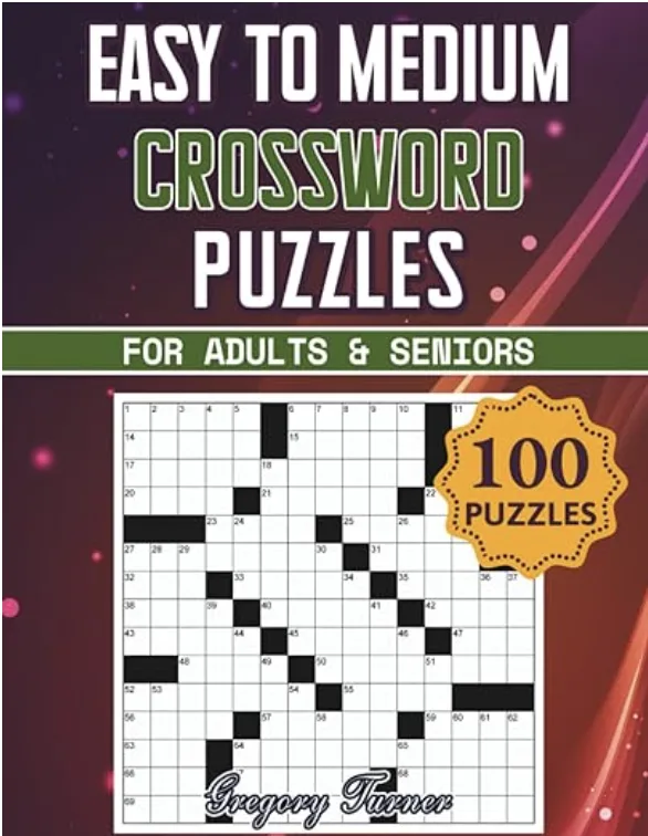 Easy to Medium Crossword Puzzle Book