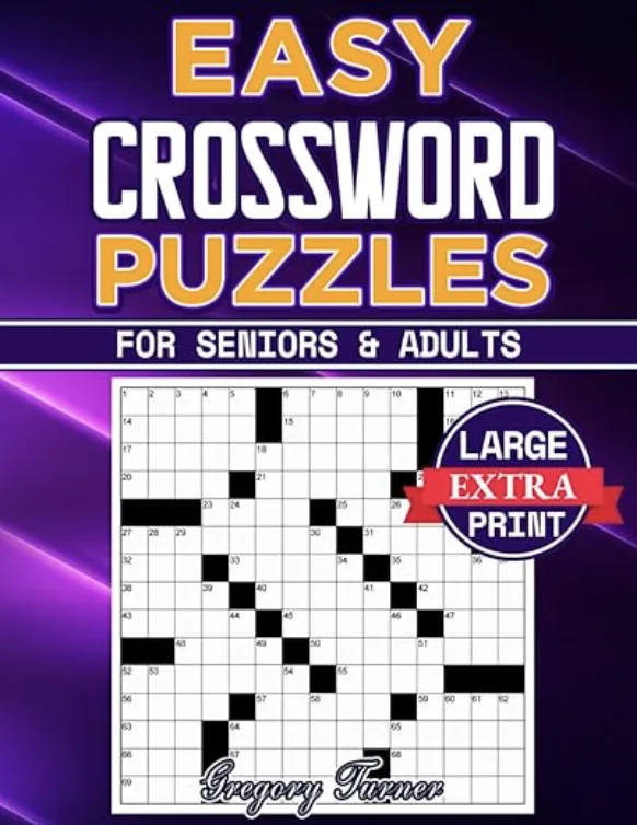 Easy Crossword Puzzle Books - Extra Large Print